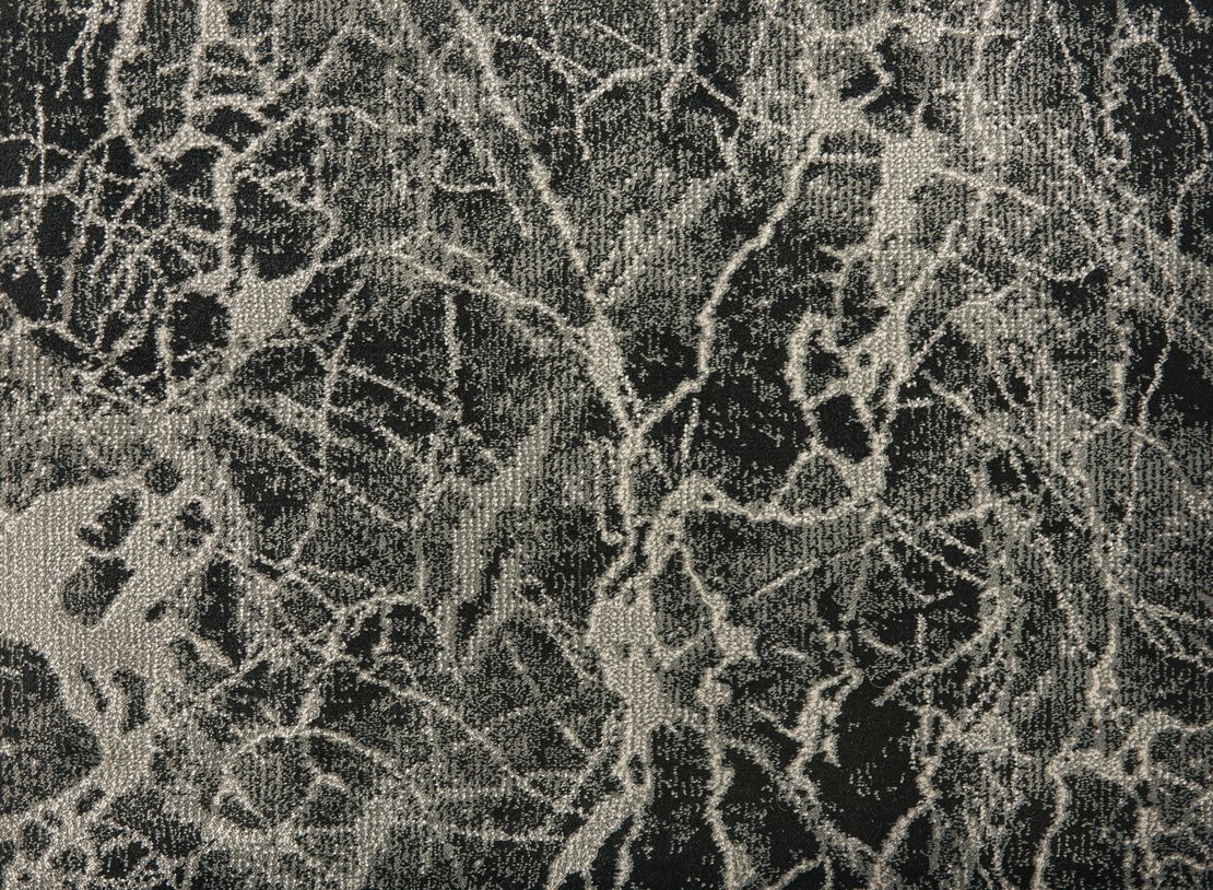 Custom Rugs, Runners & Rounds Zeus Ebony Black - Charcoal Machine Made Rug