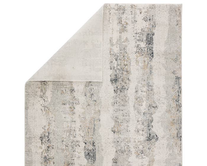 Contemporary Rugs & Transitional Rugs Cirque CIQ35 Lt. Grey - Grey Machine Made Rug