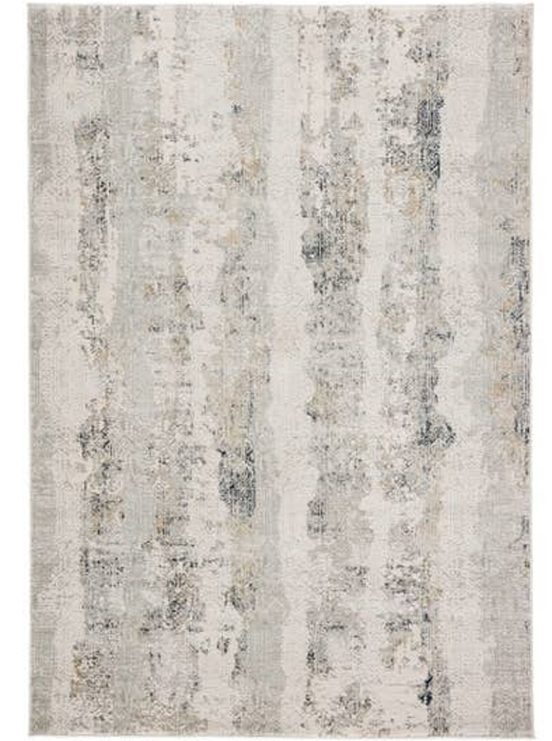 Contemporary Rugs & Transitional Rugs Cirque CIQ35 Lt. Grey - Grey Machine Made Rug