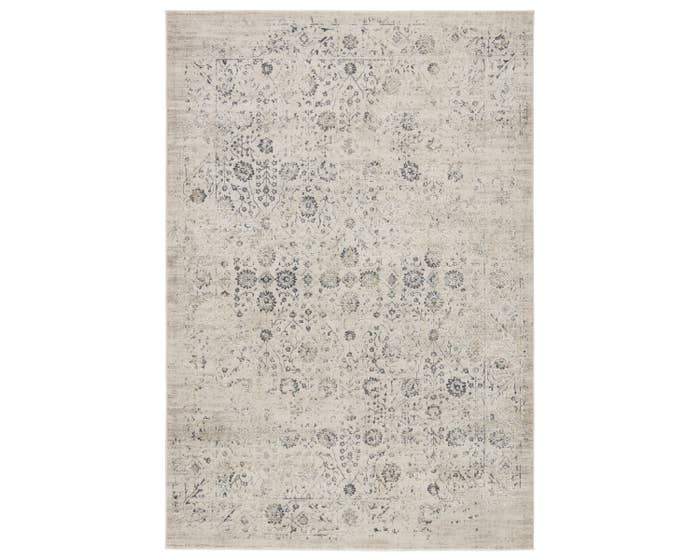 Oushak Rugs Cirque CIQ36 Lt. Grey - Grey Machine Made Rug
