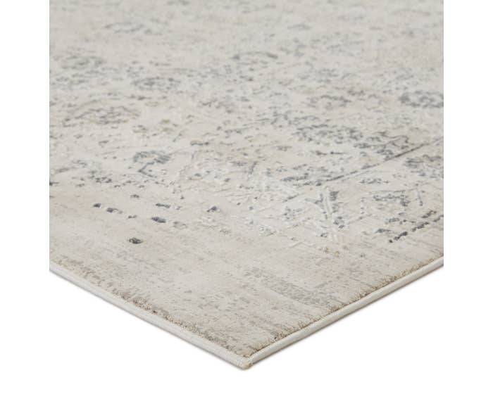 Oushak Rugs Cirque CIQ36 Lt. Grey - Grey Machine Made Rug