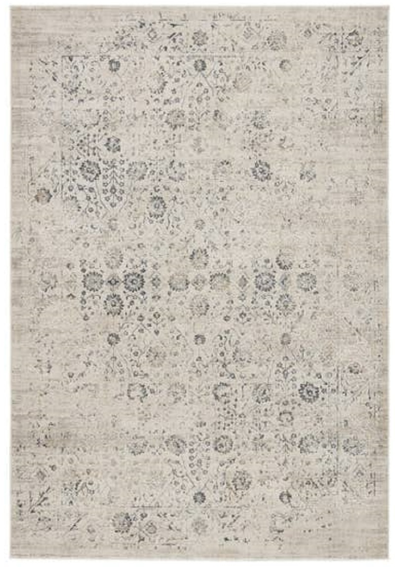 Oushak Rugs Cirque CIQ36 Lt. Grey - Grey Machine Made Rug