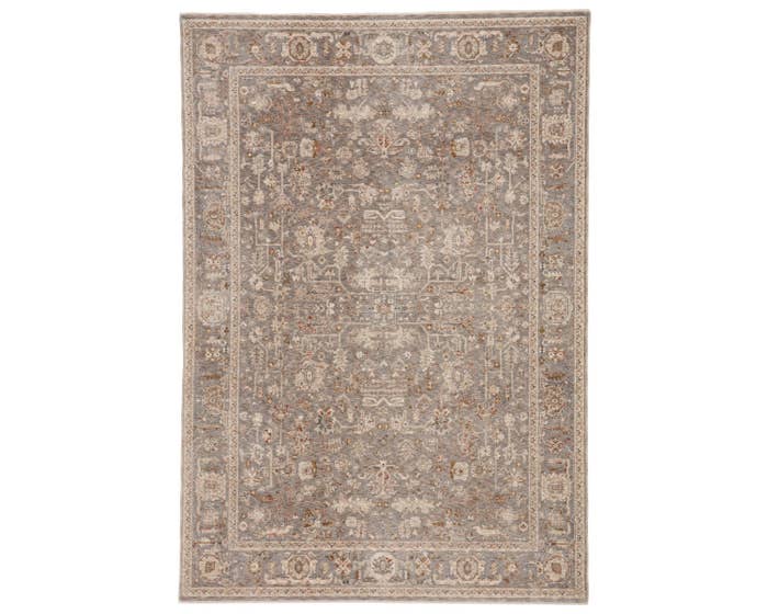 Contemporary Rugs & Transitional Rugs Valentia VLN08 Amaris Lt. Grey - Grey & Lt. Brown - Chocolate Machine Made Rug