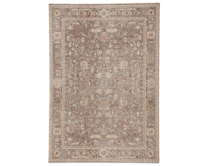 Contemporary & Transitional Rugs Valentia VLN08 Amaris Lt. Grey - Grey & Lt. Brown - Chocolate Machine Made Rug