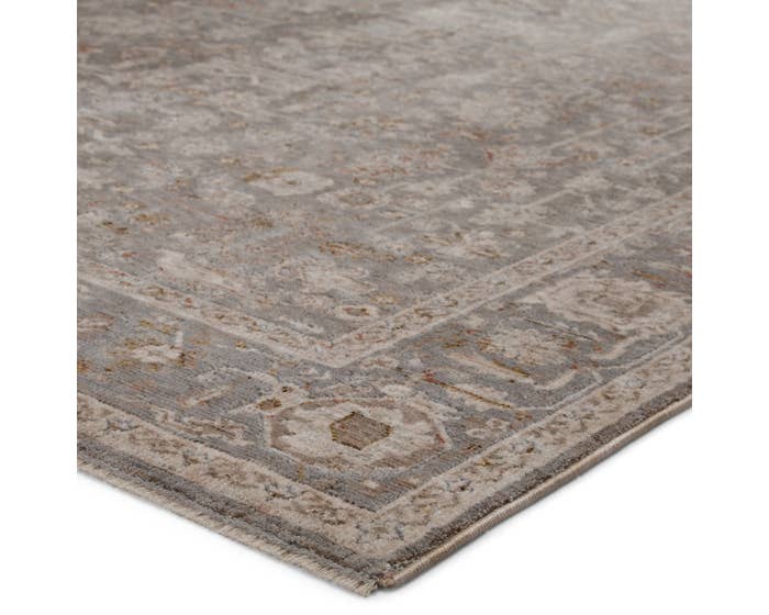 Contemporary Rugs & Transitional Rugs Valentia VLN08 Amaris Lt. Grey - Grey & Lt. Brown - Chocolate Machine Made Rug