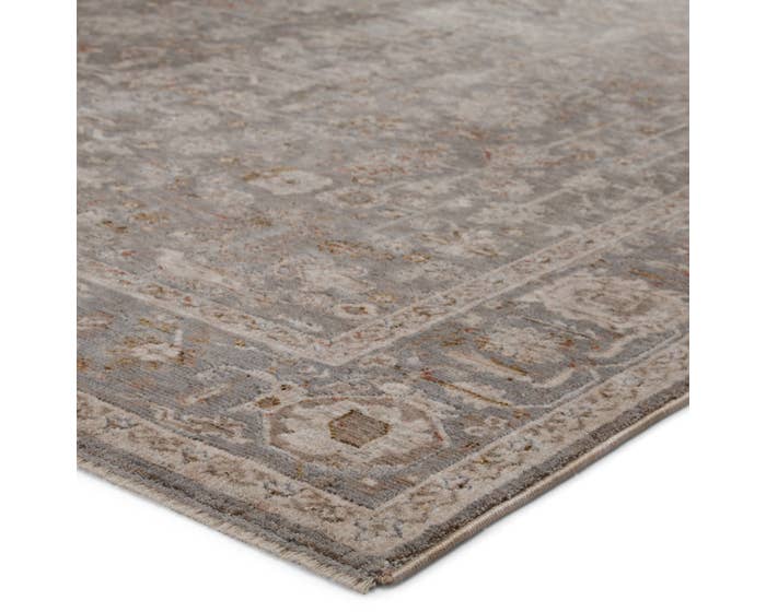 Contemporary & Transitional Rugs Valentia VLN08 Amaris Lt. Grey - Grey & Lt. Brown - Chocolate Machine Made Rug