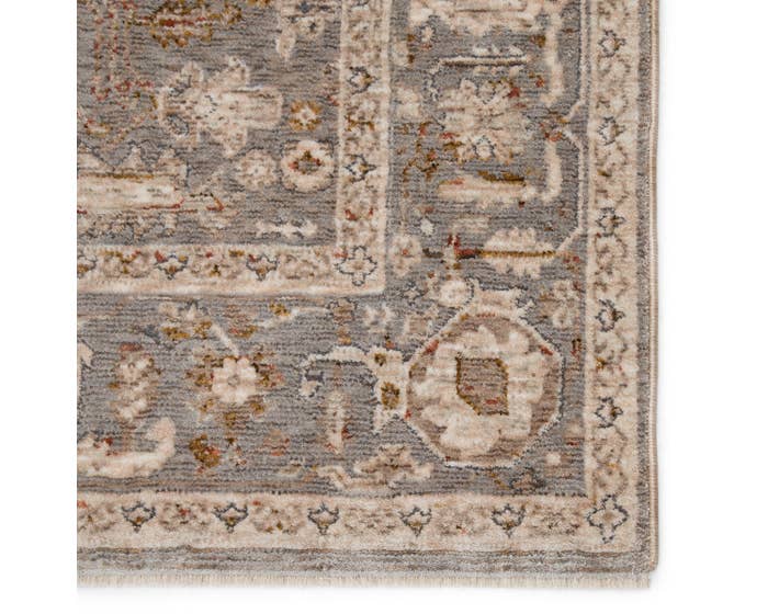 Contemporary & Transitional Rugs Valentia VLN08 Amaris Lt. Grey - Grey & Lt. Brown - Chocolate Machine Made Rug