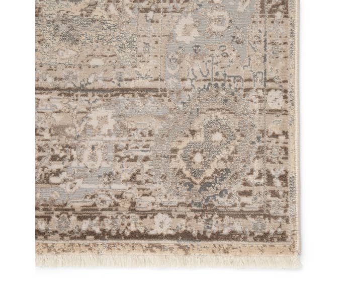 Transitional & Casual Rugs Valentia VLN03 Elio (Sample Only) Lt. Grey - Grey & Black - Charcoal Machine Made Rug