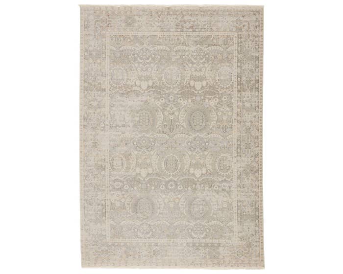 Transitional & Casual Rugs Vinenne VNE07 Michon (Sample Only) Lt. Grey - Grey & Camel - Taupe Machine Made Rug