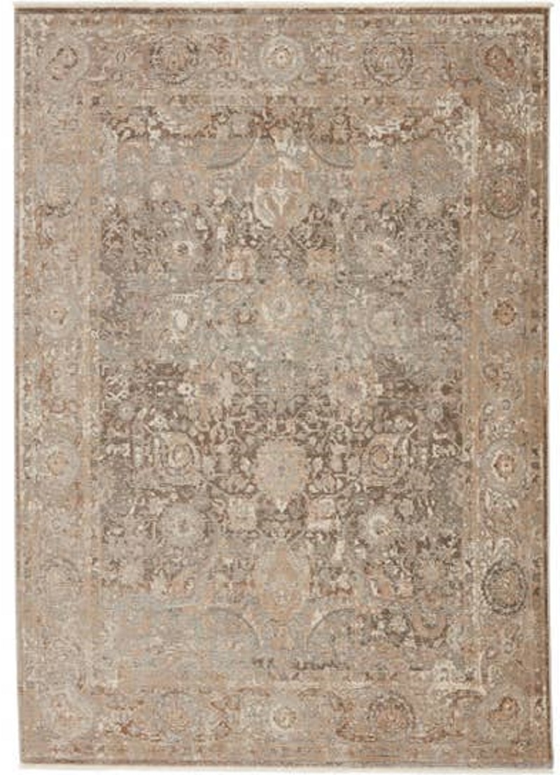 Transitional & Casual Rugs Vienne Baptiste (VNE02) Sample Only Camel - Taupe & Lt. Brown - Chocolate Machine Made Rug