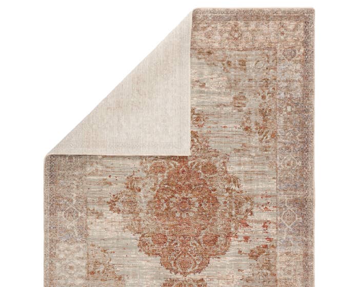 Transitional & Casual Rugs Valentia VLN07 Beatty (Sample ONly Camel - Taupe & Rust - Orange Machine Made Rug