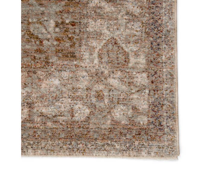 Contemporary & Transitional Rugs Valentia VLN07 Beatty  Camel - Taupe & Rust - Orange Machine Made Rug