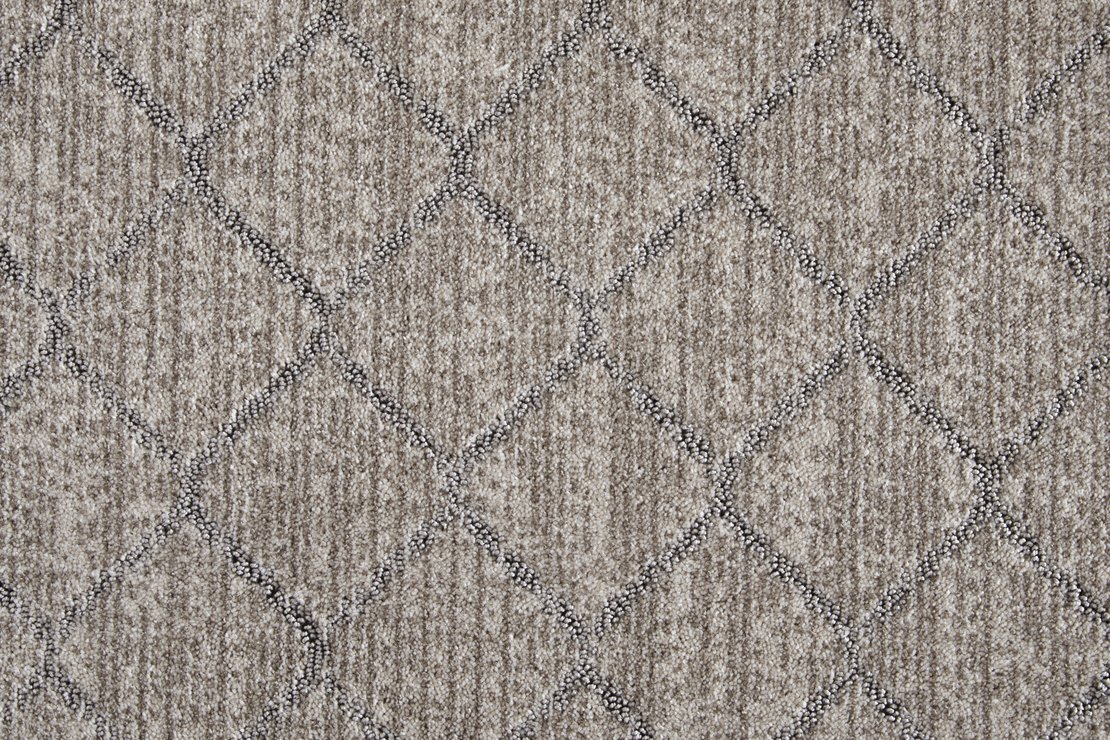 Custom & Wall to Wall Synthesis Oyster Grey Lt. Grey - Grey Hand Knotted Rug