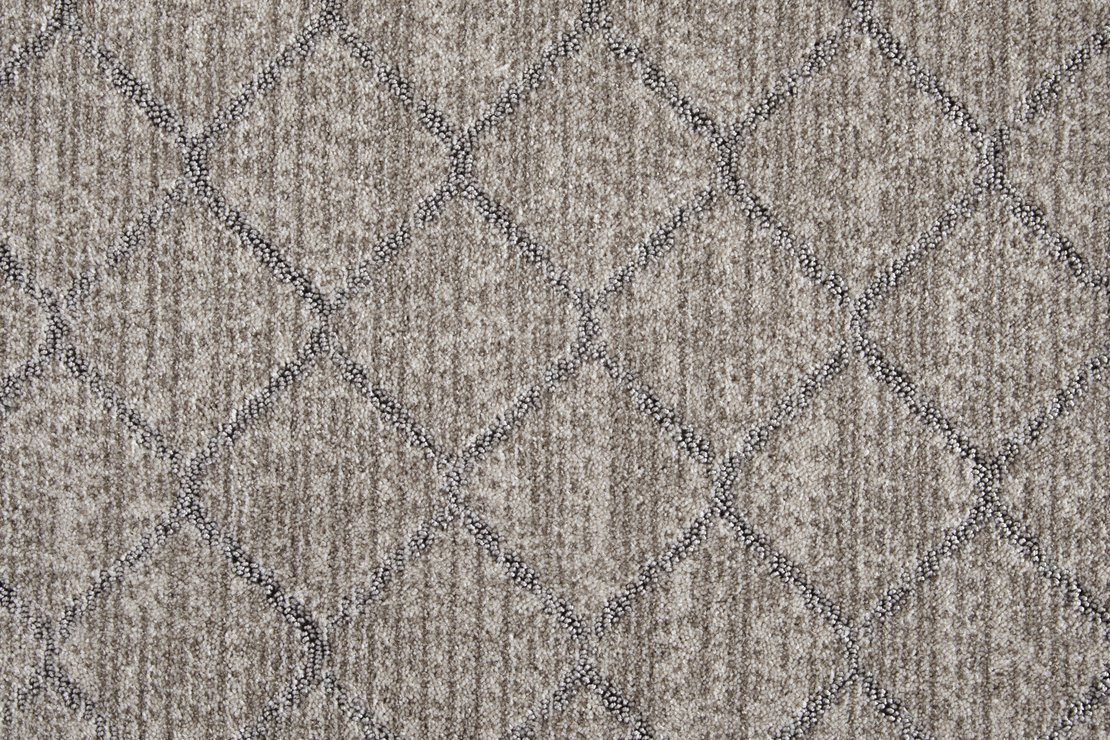 Custom Rugs, Runners & Rounds Synthesis Oyster Grey Lt. Grey - Grey Hand Knotted Rug