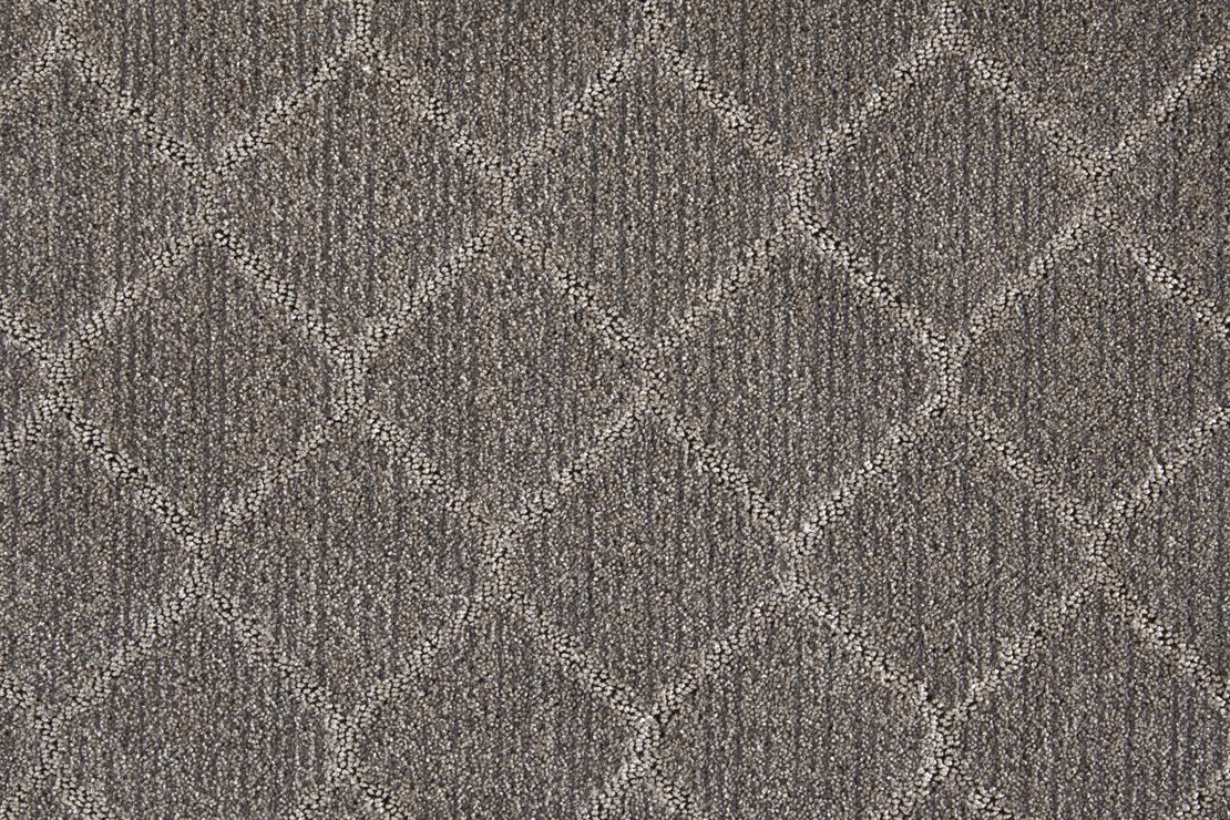 Custom Rugs, Runners & Rounds Synthesis Flagstone Black - Charcoal & Lt. Grey - Grey Machine Made Rug