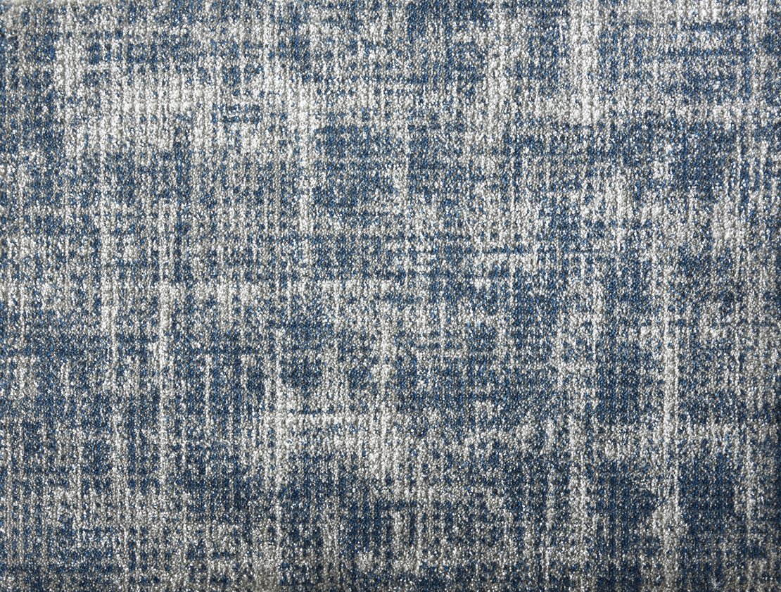 Custom Rugs, Runners & Rounds Flare Denim Medium Blue - Navy Machine Made Rug