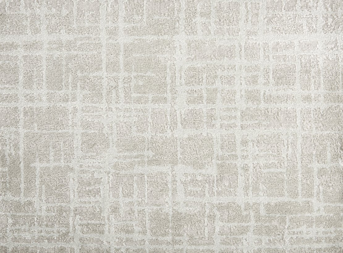 Custom & Wall to Wall Haute Couture Mist Lt. Grey - Grey Machine Made Rug