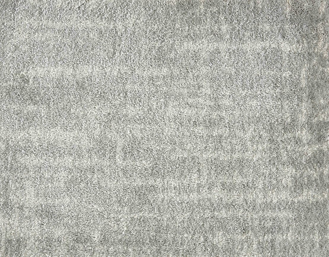 Custom & Wall to Wall Spirited Cloud Lt. Grey - Grey Machine Made Rug