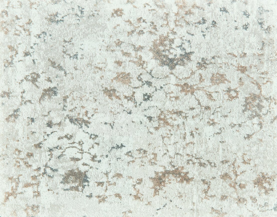Custom Rugs, Runners & Rounds Picturesque Opal Ivory - Beige & Lt. Grey - Grey Machine Made Rug