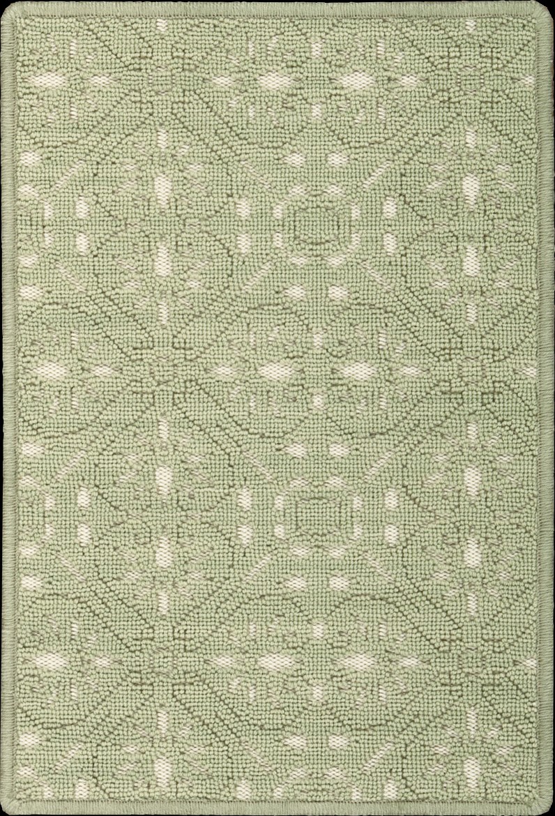 Custom & Wall to Wall GROSSE POINTE CHARL-50981 Aqua - Lt.Green & Aqua - Lt. Green Machine Made Rug