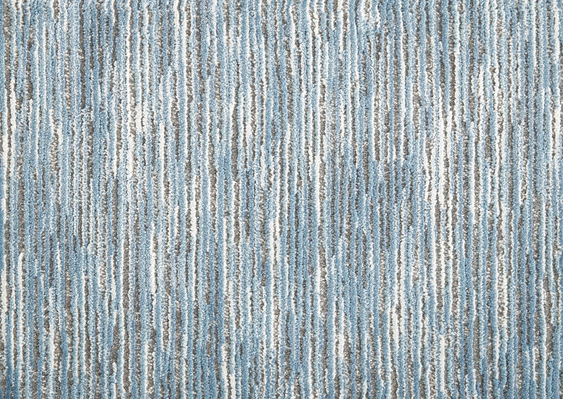 Custom Rugs, Runners & Rounds Clairbella Slate Black - Charcoal & Medium Blue - Navy Machine Made Rug