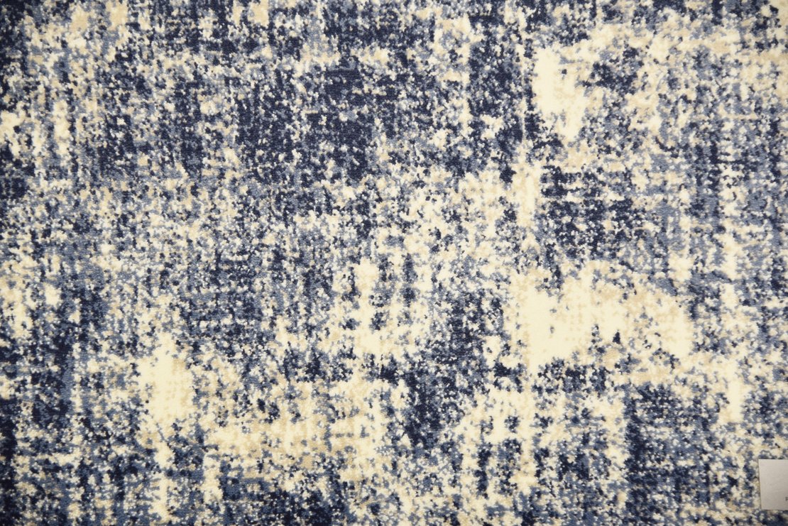 Custom Rugs, Runners & Rounds Magical Ocean Medium Blue - Navy Machine Made Rug