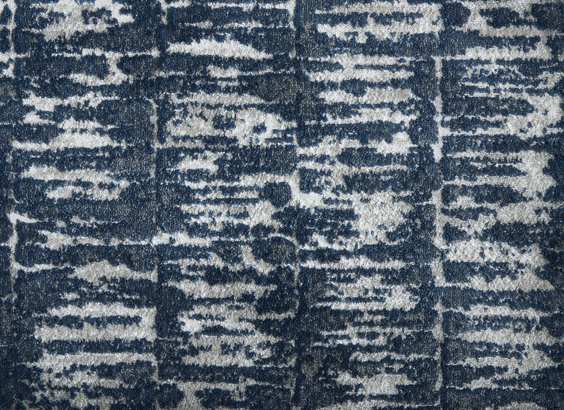 Custom Rugs, Runners & Rounds Galactica Denim Medium Blue - Navy Machine Made Rug