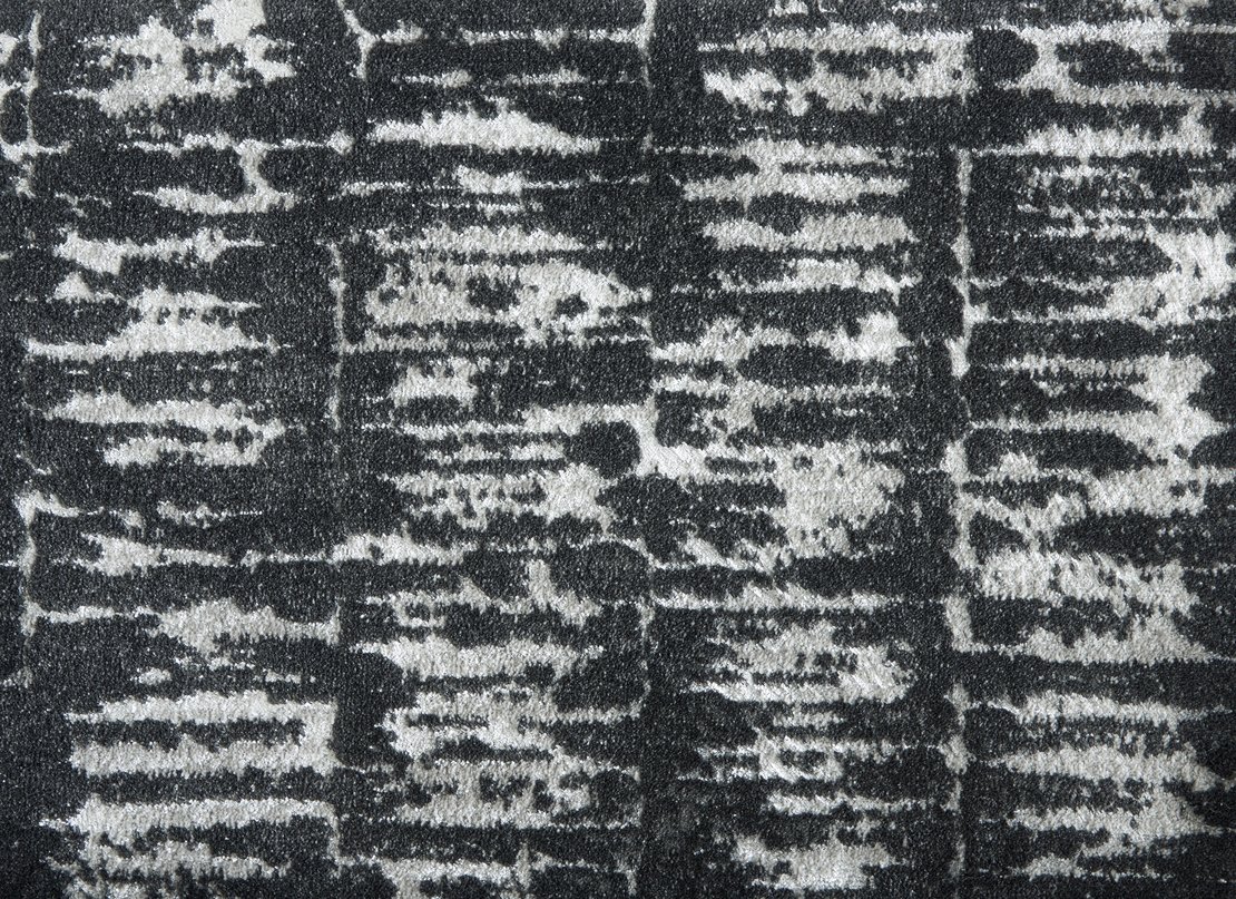 Custom Rugs, Runners & Rounds Galactica Coal Black - Charcoal Machine Made Rug