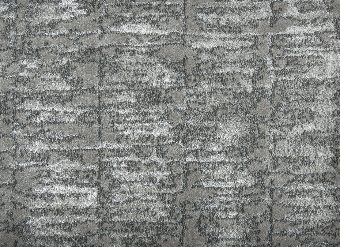 Custom Rugs, Runners & Rounds Galactica Platinum Lt. Grey - Grey Machine Made Rug