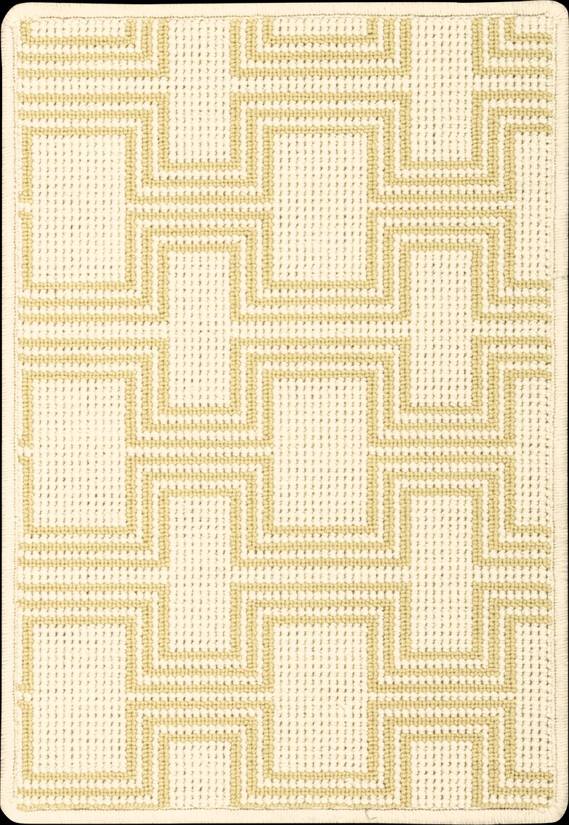 Custom Rugs, Runners & Rounds GROSSE POINTE CHNDL-58417 Ivory - Beige & Lt. Gold - Gold Machine Made Rug