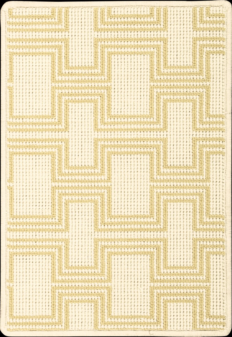 Custom & Wall to Wall GROSSE POINTE CHNDL-58417 Ivory - Beige & Lt. Gold - Gold Machine Made Rug