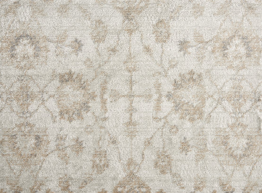 Custom Rugs, Runners & Rounds Dapper Metal Lt. Grey - Grey & Camel - Taupe Machine Made Rug