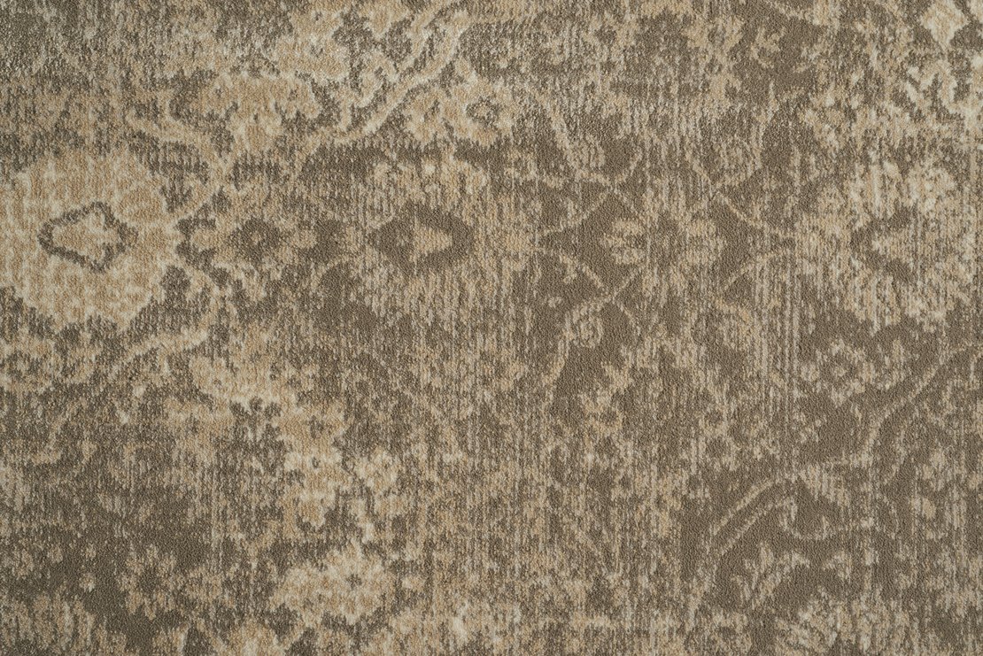 Custom & Wall to Wall Sutton Rustic Taupe Camel - Taupe & Ivory - Beige Machine Made Rug