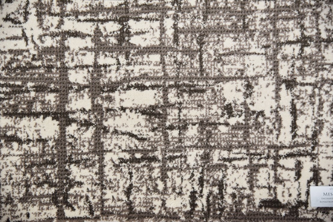 Custom Rugs, Runners & Rounds Mesmerize Earth Lt. Brown - Chocolate & Lt. Grey - Grey Hand Knotted Rug
