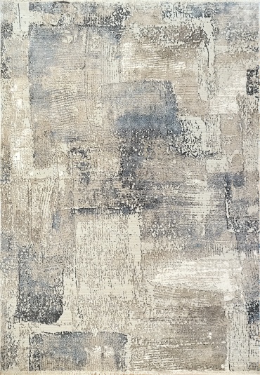 Contemporary Rugs & Transitional Rugs Refine 4630-890 Ivory - Beige & Black - Charcoal Machine Made Rug