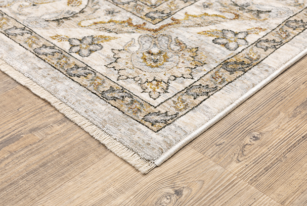 Traditional & Oriental Rugs Maharaja  70W Ivory - Beige Machine Made Rug