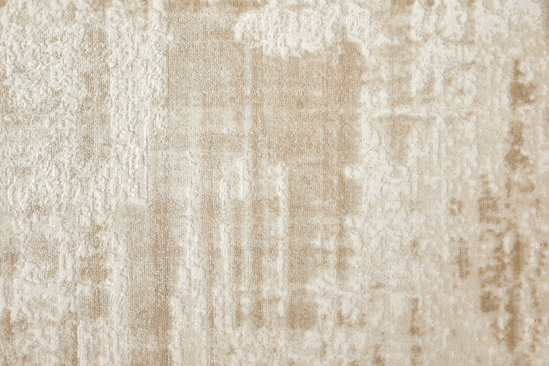 Custom Rugs, Runners & Rounds Lyrical Cream Ivory - Beige Machine Made Rug