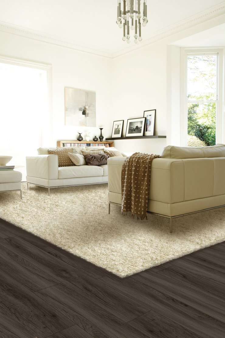 Custom & Wall to Wall Shaggy Glamazon White Chocolate Ivory - Beige Machine Made Rug