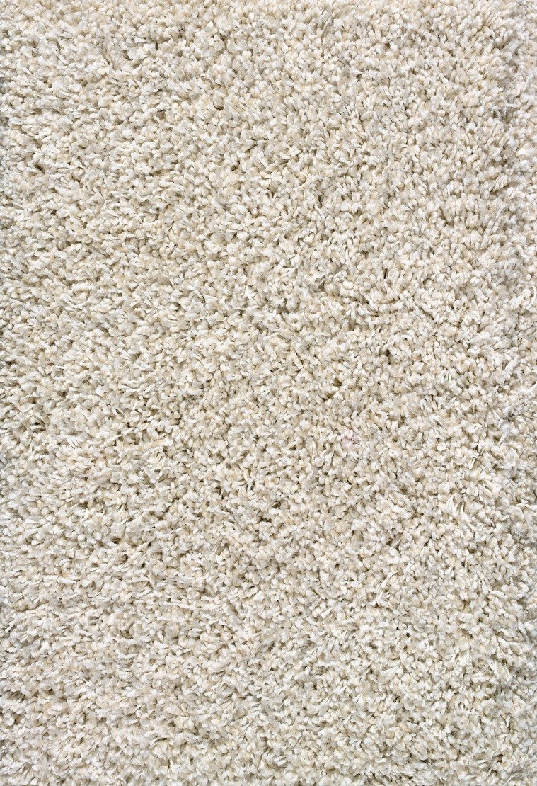 Custom Rugs, Runners & Rounds Shaggy Luxe Lightning Lt. Grey - Grey Machine Made Rug