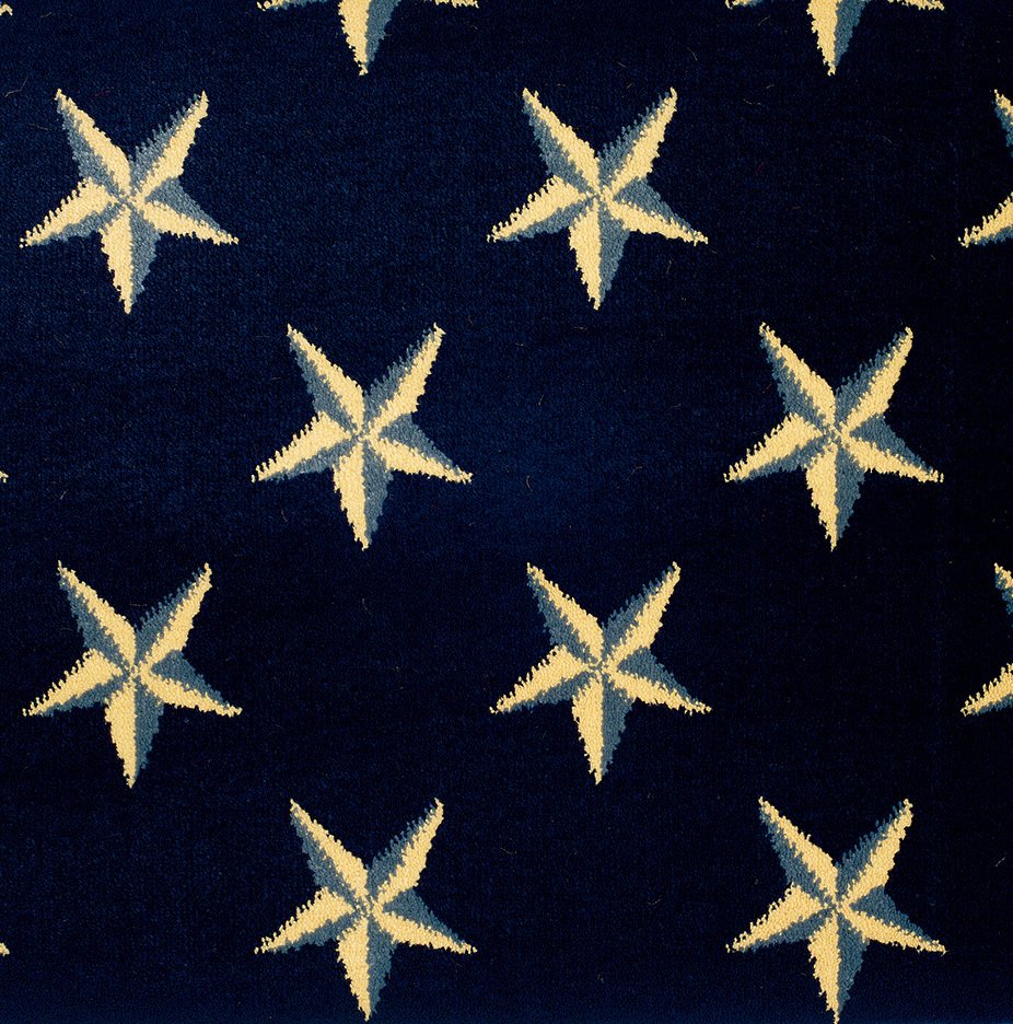 Custom Rugs, Runners & Rounds Lake Ontario Navy Medium Blue - Navy & Lt. Grey - Grey Machine Made Rug