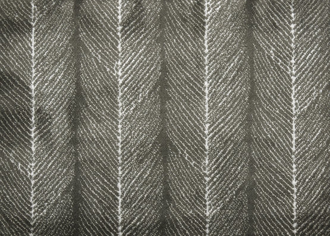 Custom & Wall to Wall Brightwater Metal Black - Charcoal & Lt. Grey - Grey Machine Made Rug