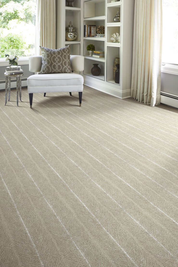 Custom Rugs, Runners & Rounds Brightwater Metal Black - Charcoal & Lt. Grey - Grey Machine Made Rug