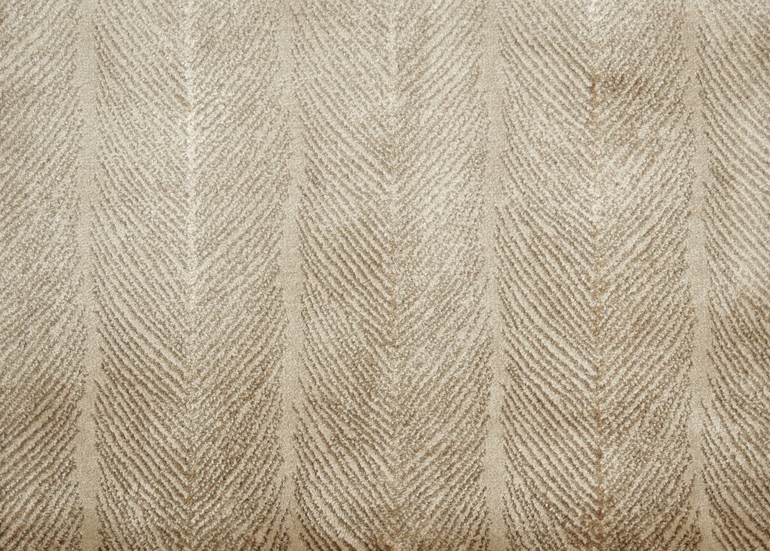 Custom Rugs, Runners & Rounds Brightwater Desert Ivory - Beige & Camel - Taupe Machine Made Rug