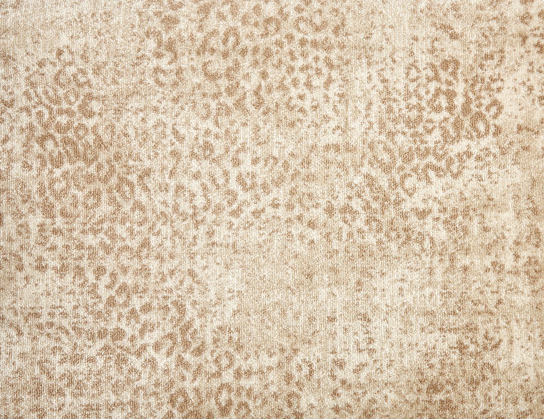 Custom & Wall to Wall King Cheetah Desert Camel - Taupe & Ivory - Beige Machine Made Rug