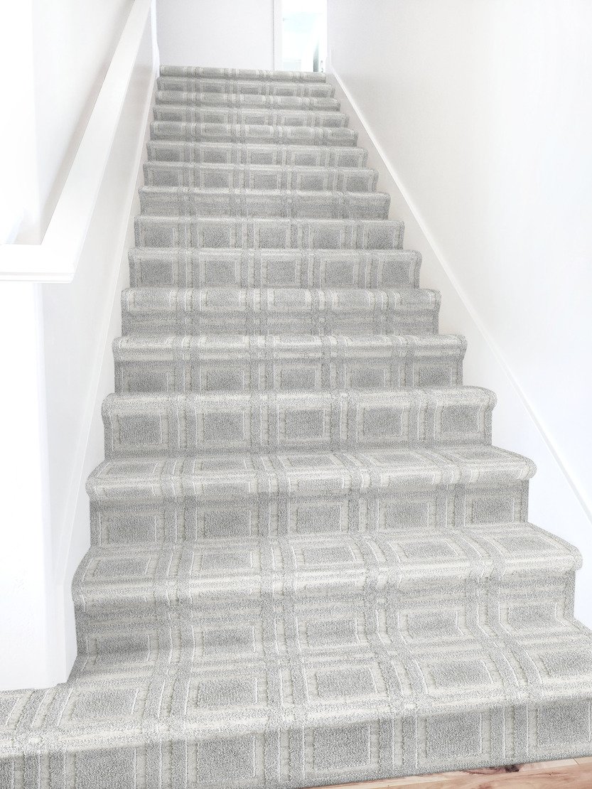 Custom & Wall to Wall Iconic Sterling Lt. Grey - Grey Machine Made Rug