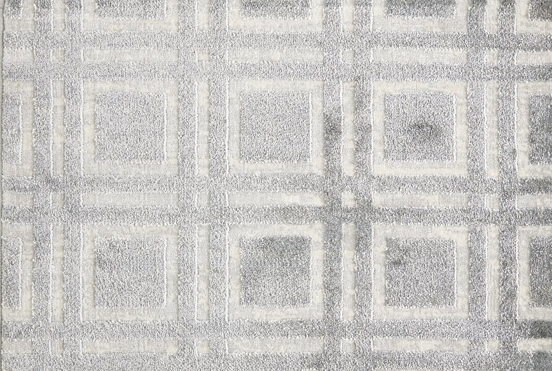 Custom Rugs, Runners & Rounds Iconic Sterling Lt. Grey - Grey Machine Made Rug