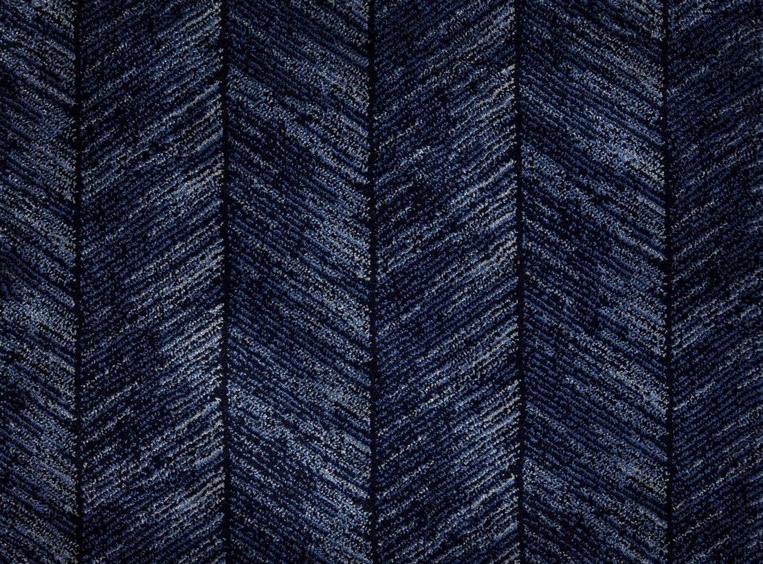 Custom Rugs, Runners & Rounds Wales Royal Blue Medium Blue - Navy Machine Made Rug