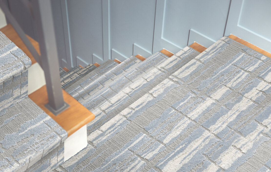 Custom Rugs, Runners & Rounds Belladonna Sterling Lt. Grey - Grey & Ivory - Beige Machine Made Rug