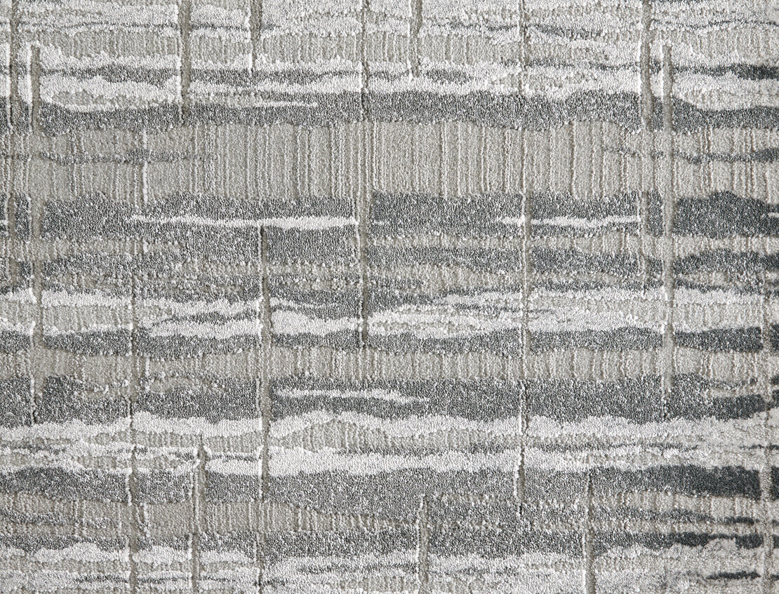 Custom Rugs, Runners & Rounds Belladonna Flannel Lt. Grey - Grey Machine Made Rug