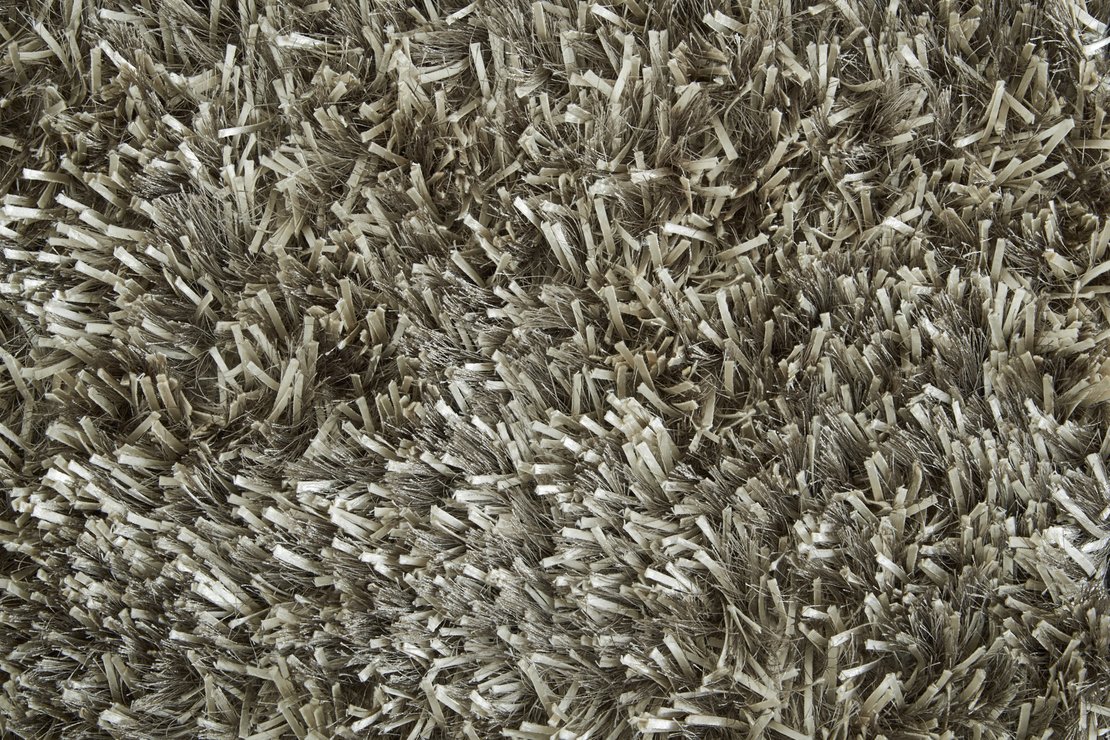 Custom Rugs, Runners & Rounds Shaggy Majestic Chrome Black - Charcoal & Lt. Grey - Grey Machine Made Rug